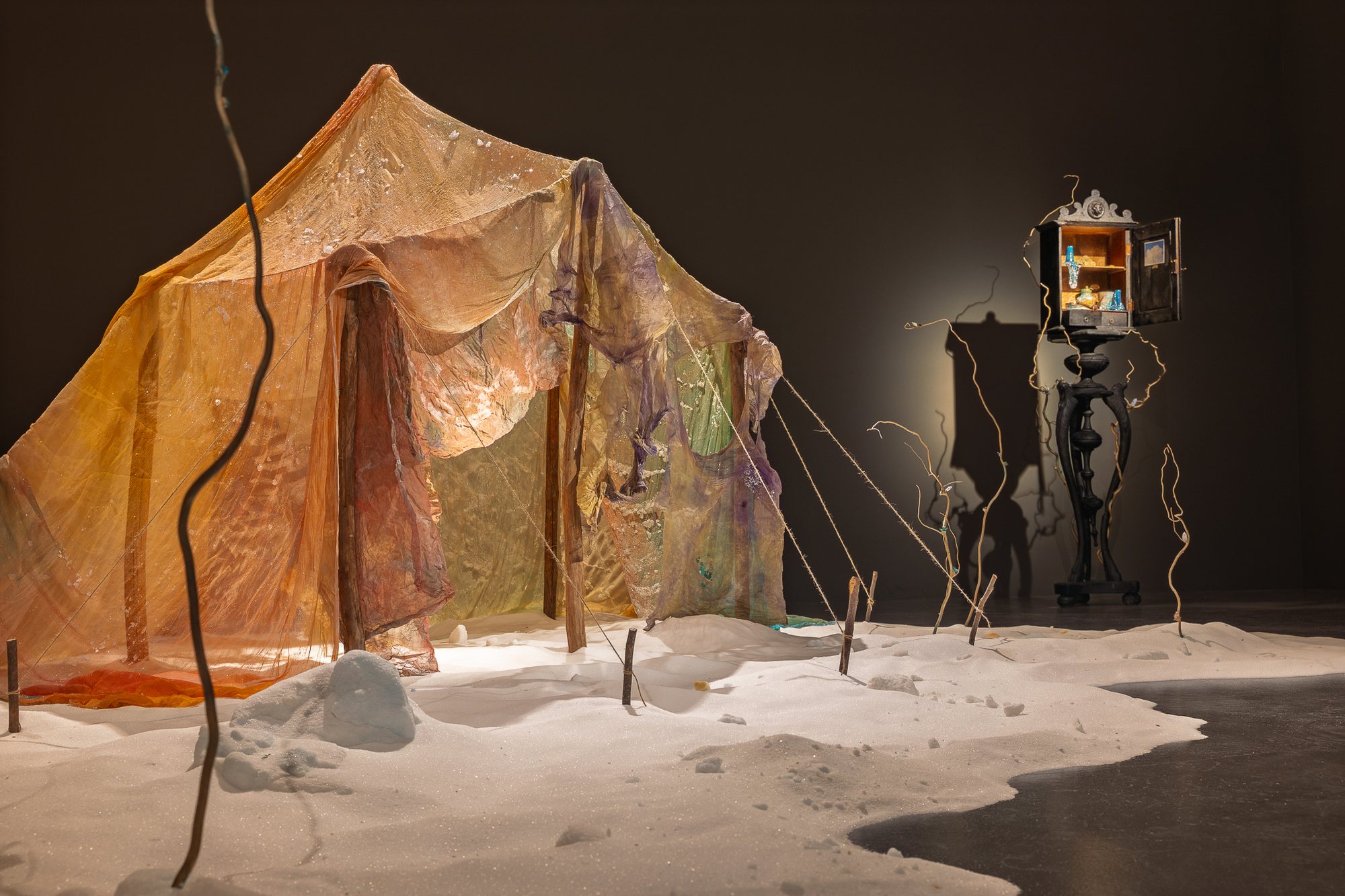 A Temporary Shelter for Permanent Conditions — installation view
